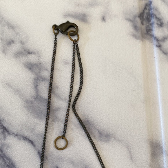 Vintage Purple Cluster Bead Rhinestone Station Necklace - Picture 3 of 3